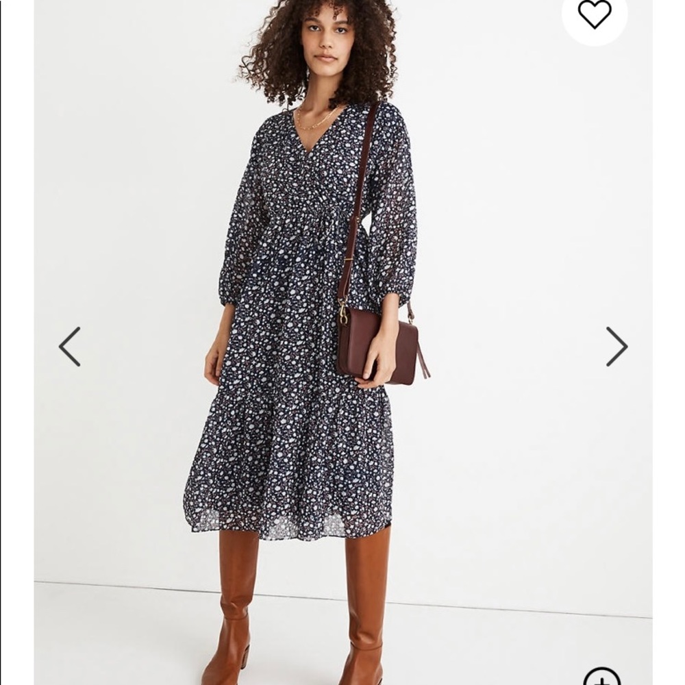 Madewell Tie Waist Dress